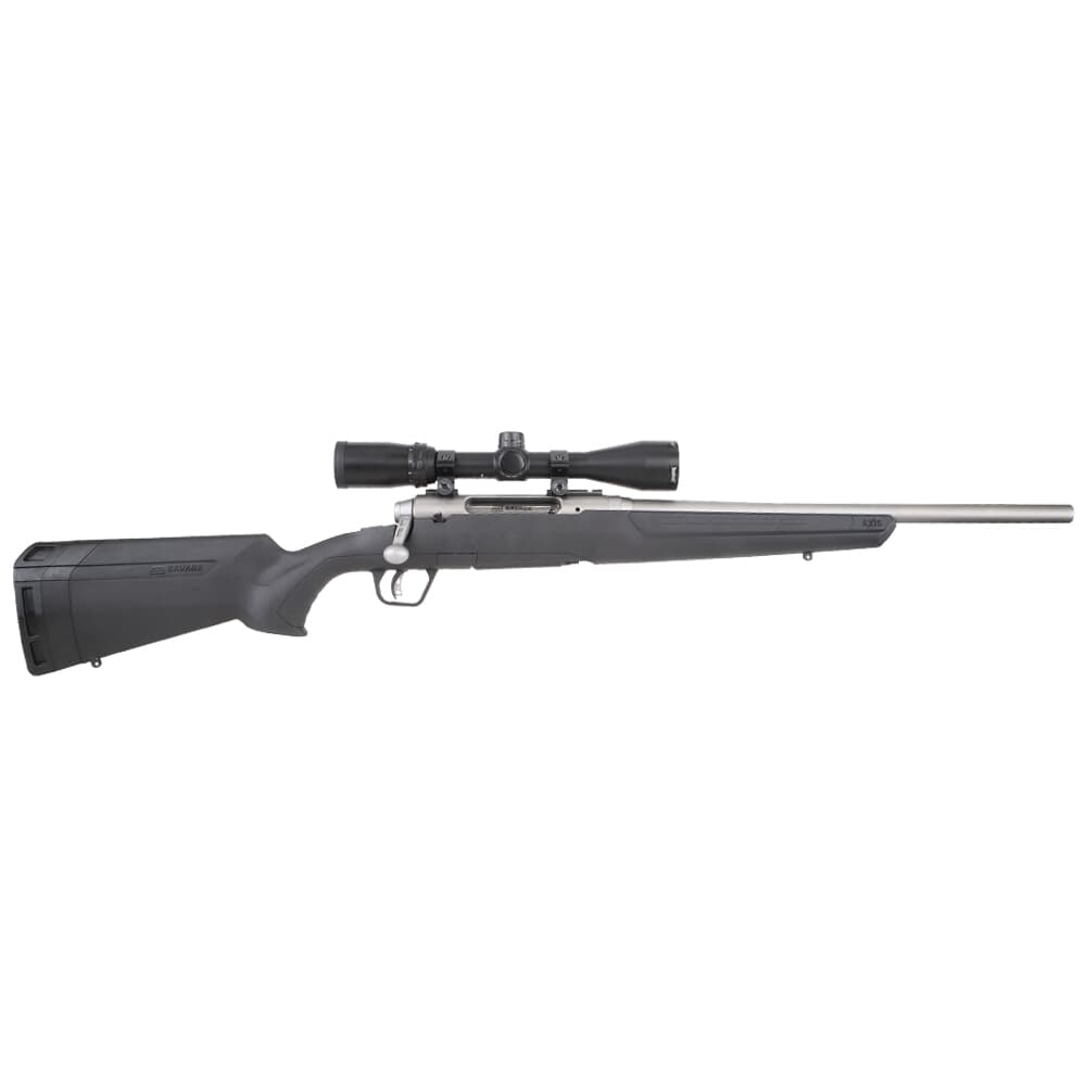 Savage Arms AXIS II XP Stainless .350 Legend 18&quot; 1:16&quot; Bbl Black BA Rifle w/Bushnell 3-9x40mm Scope &amp; (1) 4rd Mag 57541