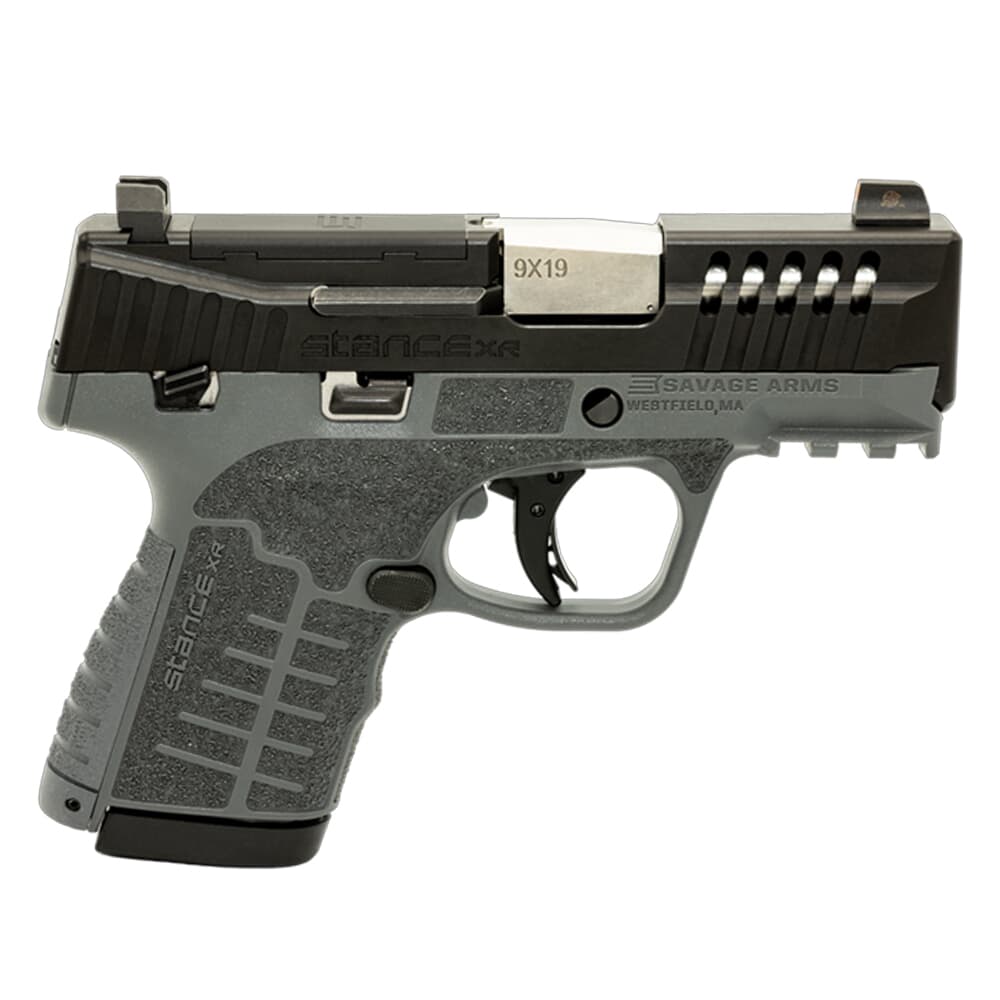 Savage Arms Stance XR MC9MS 9mm 3.2&quot; 1:10&quot; Bbl Gray Semi-Auto Pistol w/Night Sights 67059