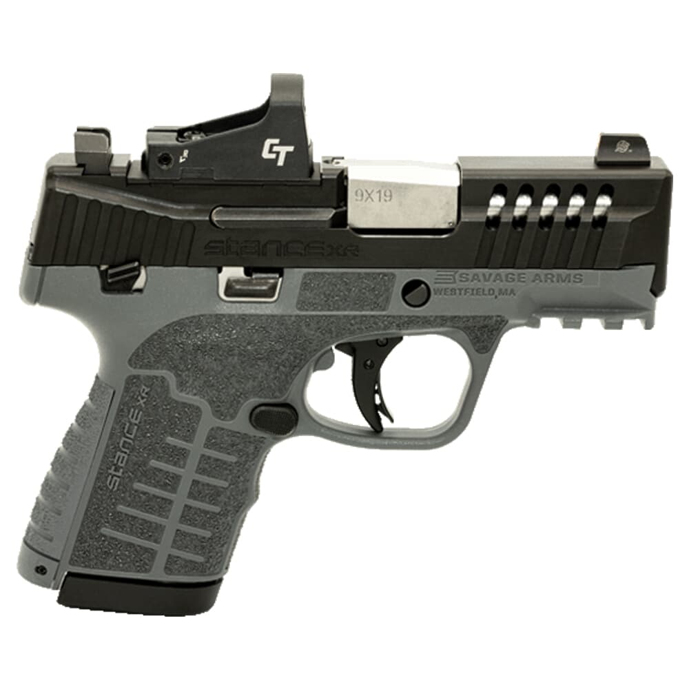 Savage Arms Stance XR MC9MS 9mm 3.2&quot; 1:10&quot; Bbl Gray Semi-Auto Pistol w/Red Dot Sight 67060