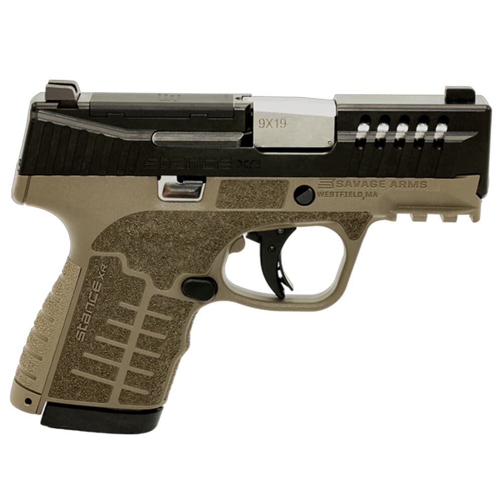 Savage Arms Stance XR MC9 9mm 3.2&quot; 1:10&quot; Bbl FDE Semi-Auto Pistol 67064