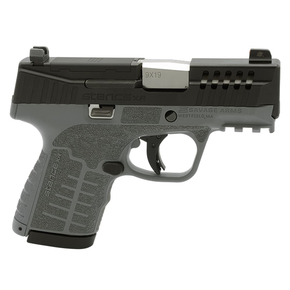 Savage Arms Stance XR MC9 9mm 3.2" 1:10" Bbl Gray Semi-Auto Pistol w/Night Sights 67067