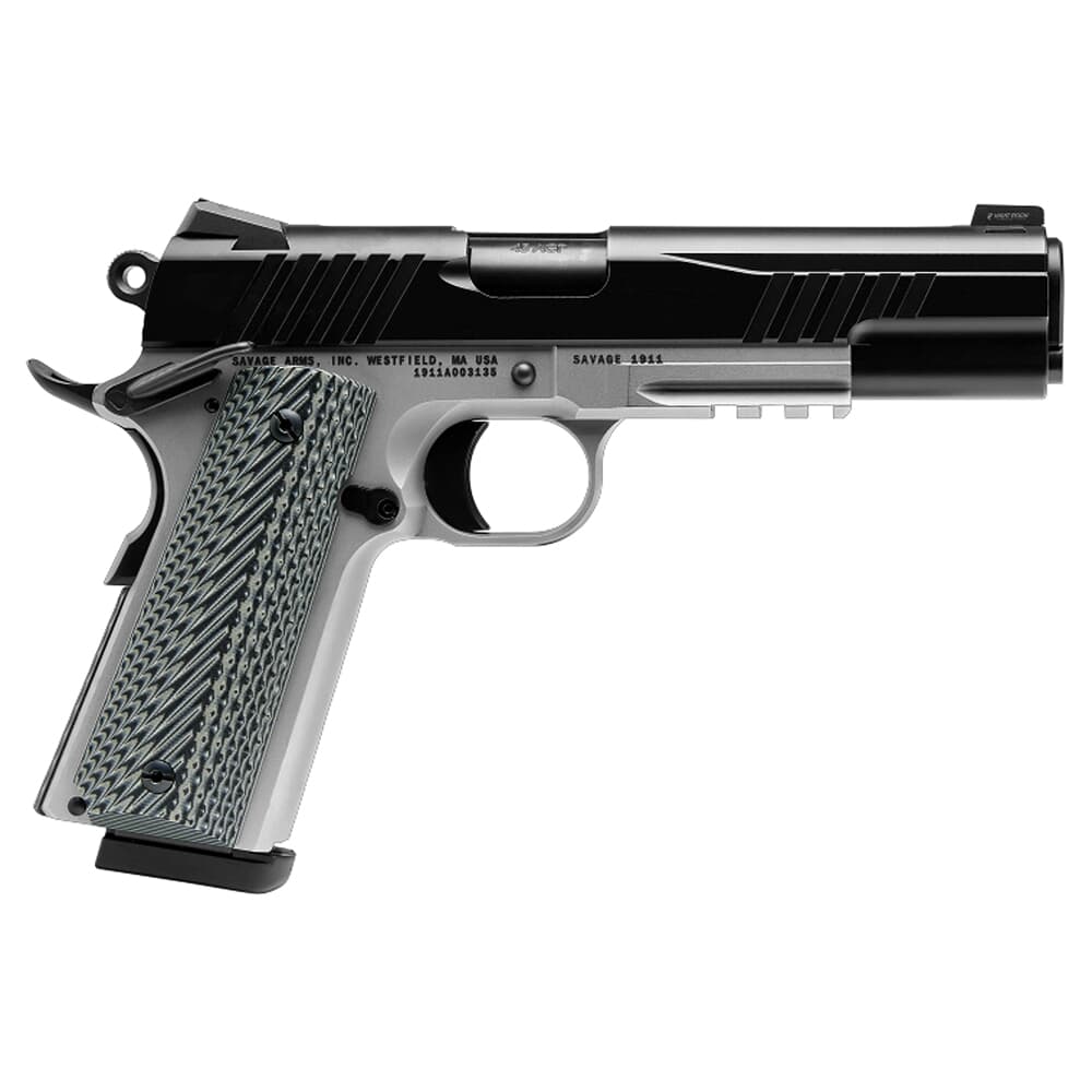 Savage Arms 1911 Gov't Style .45 ACP 5" 1:16 Bbl 2-Tone Semi-Auto Pistol w/Rail 67207