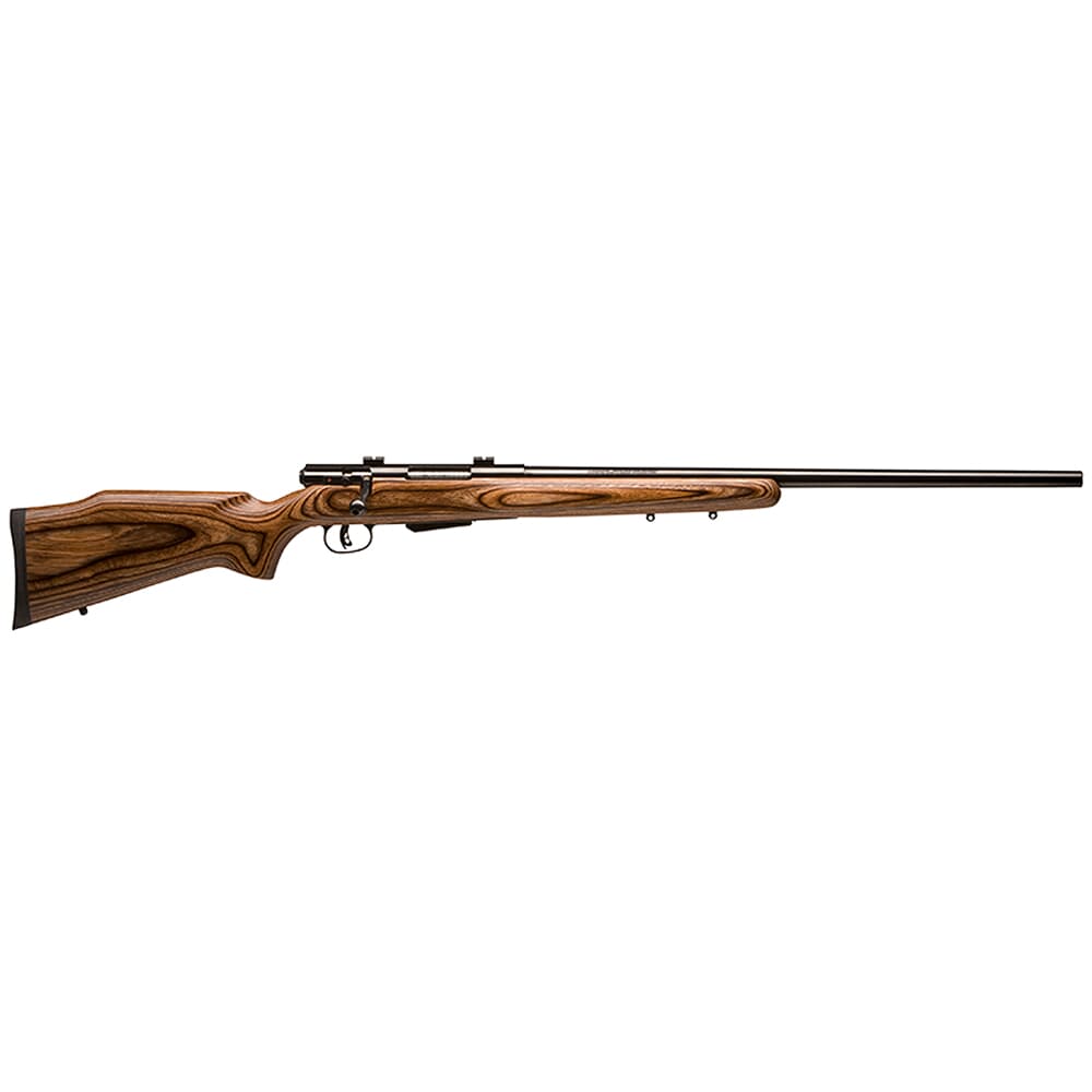 Savage Arms 25 Lightweight Varminter .204 Ruger 24&quot; 1:12&quot; Bbl Brown Laminate BA Rifle w/(1) 4rd Mag 18527
