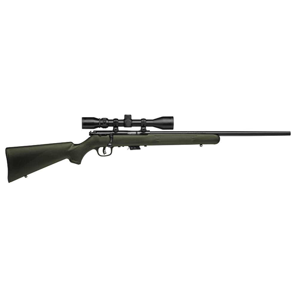 Savage Arms MARK II FXP .22 LR 21&quot; 1:16&quot; Bbl OD Green Bolt Rifle w/Bushnell 3-9x40mm Scope &amp; (1) 10rd Mag 26721