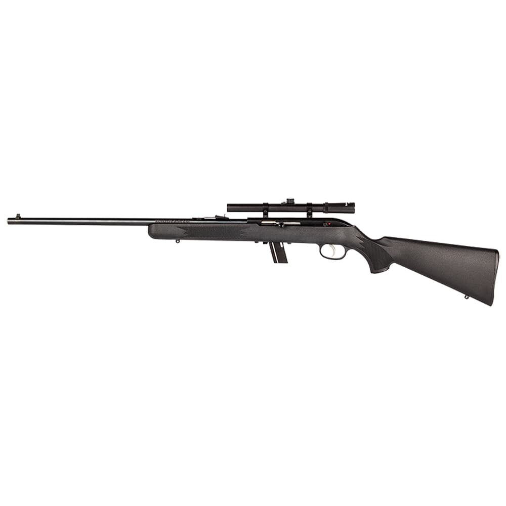 Savage Arms 64 FXP LH .22 LR 21&quot; 1:16&quot; Bbl Black Left Hand Semi-Auto Rifle w/Tasco 4x15mm Scope &amp; (1) 10rd Mag 40061