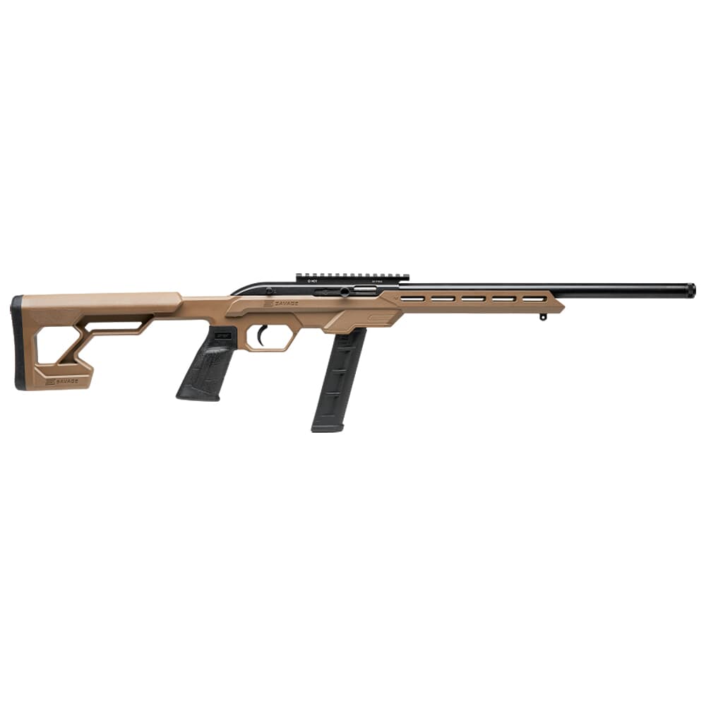 Savage Arms 64 Precision FDE .22 LR 16.5&quot; 1:16&quot; 1/2x28 Bbl FDE Semi-Auto Rifle w/(1) 20rd Mag &amp; Pistol Grip 45125