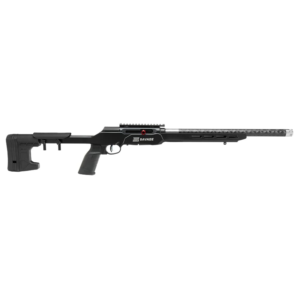 Savage Arms A22 Precision Elite .22 LR 18&quot; 1:16&quot; Bbl Black Semi-Auto Rifle w/(1) 10rd Mag, Custom MDT 1pc Chassis &amp; MDT Pistol Grip 47256