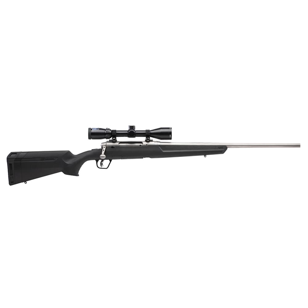 Savage Arms AXIS II XP Stainless .243 Win 22" 1:9.3" Bbl Black BA Rifle w/Bushnell 3-9x40mm Scope & (1) 4rd Mag 57103