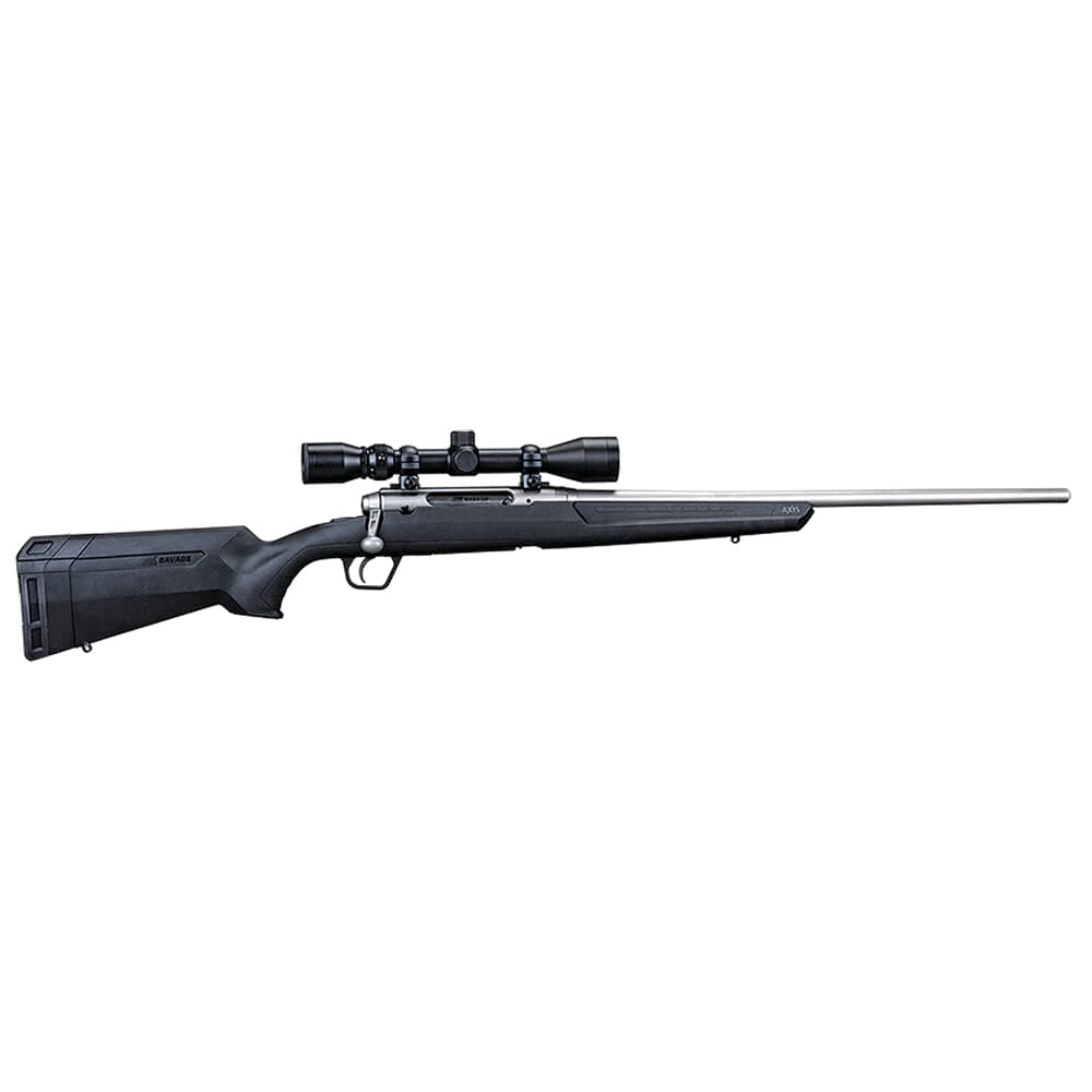 Savage Arms AXIS XP Stainless .243 Win 22&quot; 1:9.3&quot; Bbl Black BA Rifle w/Weaver 3-9x40mm Scope &amp; (1) 4rd Mag 57288
