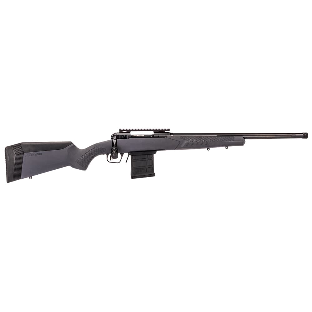 Savage Arms 110 Tactical 6.5 PRC 24&quot; 1:8&quot; 5/8x24 Bbl Gray BA Rifle w/(1) 7rd Mag &amp; Law Enforcement Beavertail Stock 57490