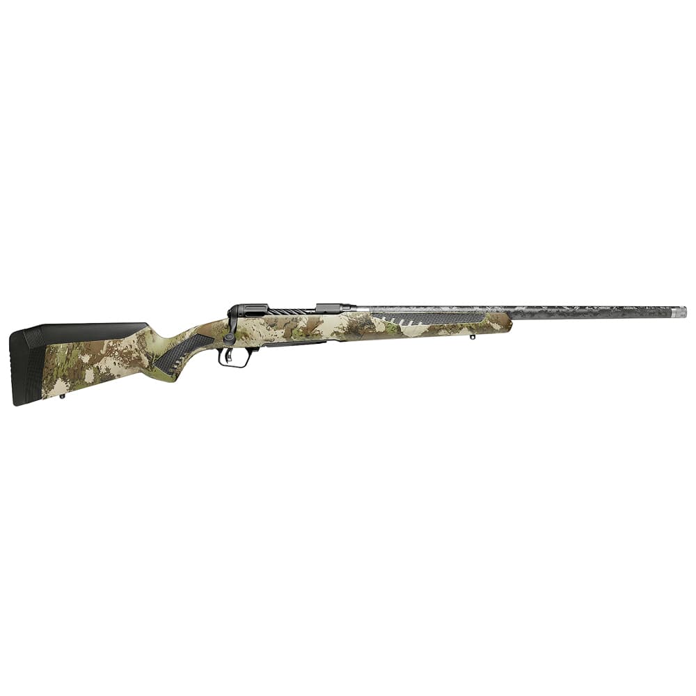 Savage Arms 110 UltraLite Camo 7mm PRC 22&quot; 1:8&quot; 5/8x24 PR CF Wrapped Bbl Savage Woodland Camo BA Rifle w/(1) 2rd Mag 58029