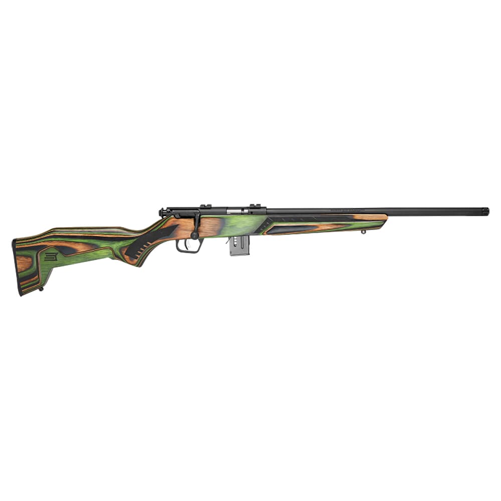 Savage Arms 93 Minimalist .22 WMR 18&quot; 1:16&quot; 1/2x28 Bbl Green BA Rifle w/(1) 10rd Mag &amp; Boyds Minimalist Laminate Stock 91936