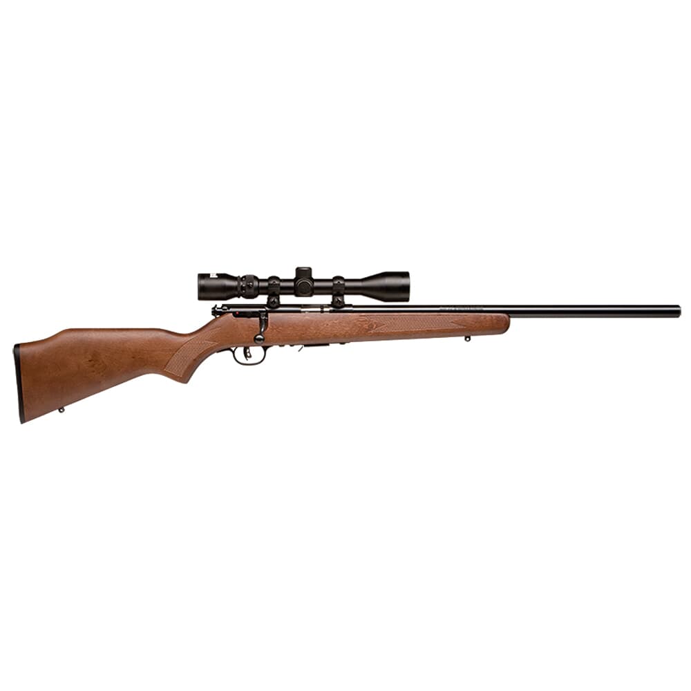 Savage Arms 93R17 GVXP .17 HMR 21&quot; 1:9&quot; Bbl Brown Hardwood Bolt Rifle w/Bushnell 3-9x40mm Scope &amp; (1) 5rd Mag 96222