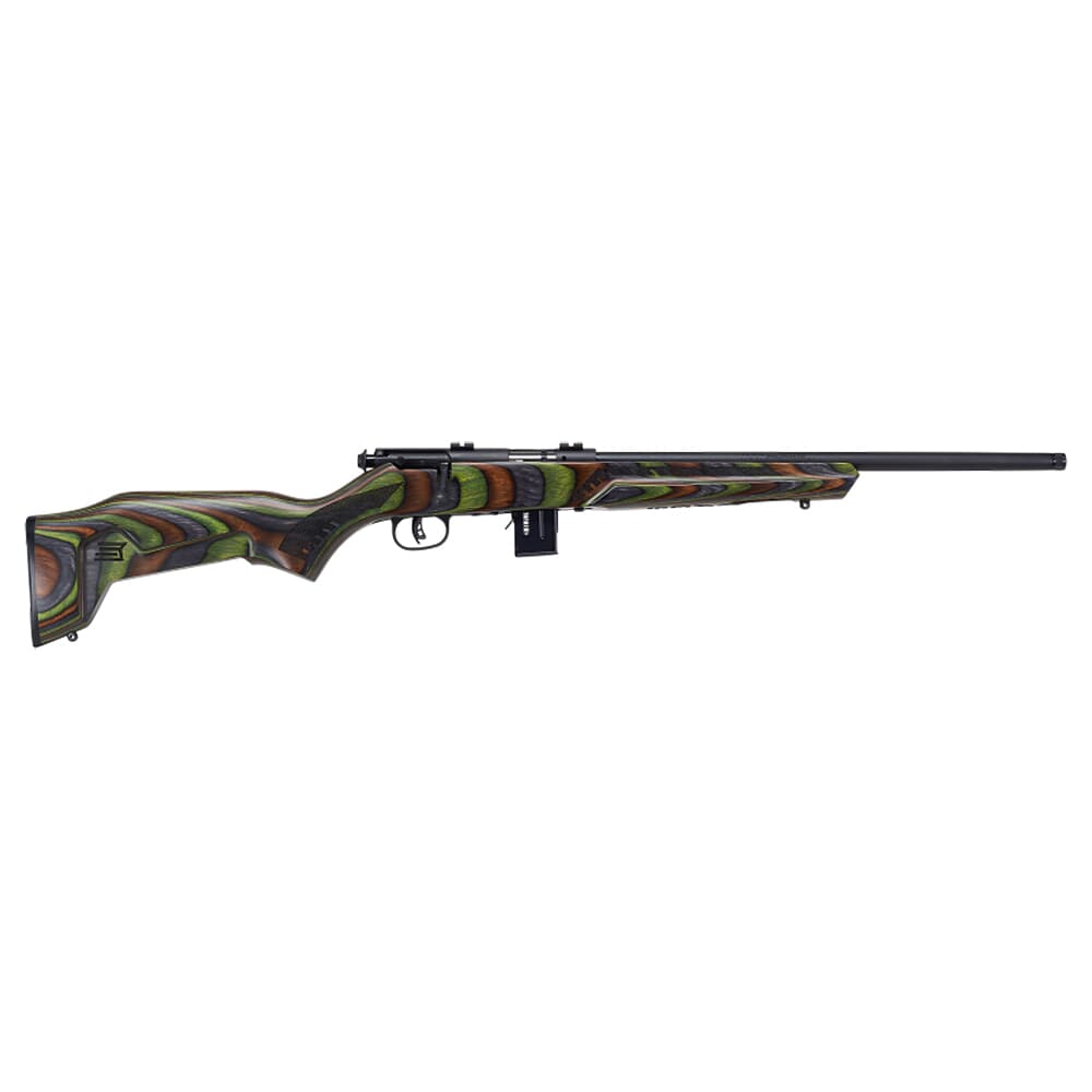 Savage Arms 93R17 Minimalist .17 HMR 18&quot; 1:9&quot; 1/2x28 Bbl Green Laminate BA Rifle w/(1) 10rd Mag &amp; Boyds Minimalist Laminate Stock 96636
