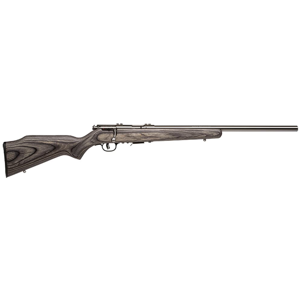 Savage Arms 93R17 BVSS .17 HMR 21&quot; 1:9&quot; Bbl Gray Laminate/Stainless BA Rifle w/(1) 5rd Mag 96705