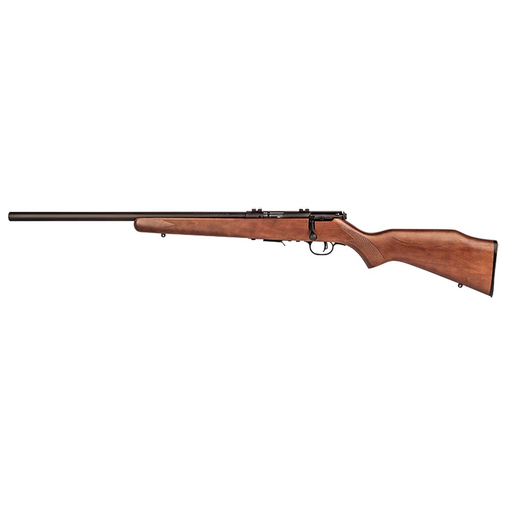 Savage Arms 93R17 GV LH .17 HMR 21&quot; 1:9&quot; Bbl Brown Hardwood Left Hand BA Rifle w/(1) 5rd Mag 96717