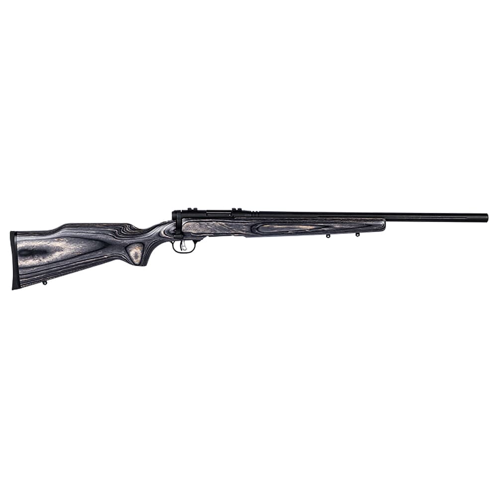 Savage Arms B.Mag Beavertail .17 WSM 22&quot; 1:8&quot; Bbl Gray Laminate BA Rifle w/(1) 8rd Mag &amp; Varmint Beavertail Stock 96970