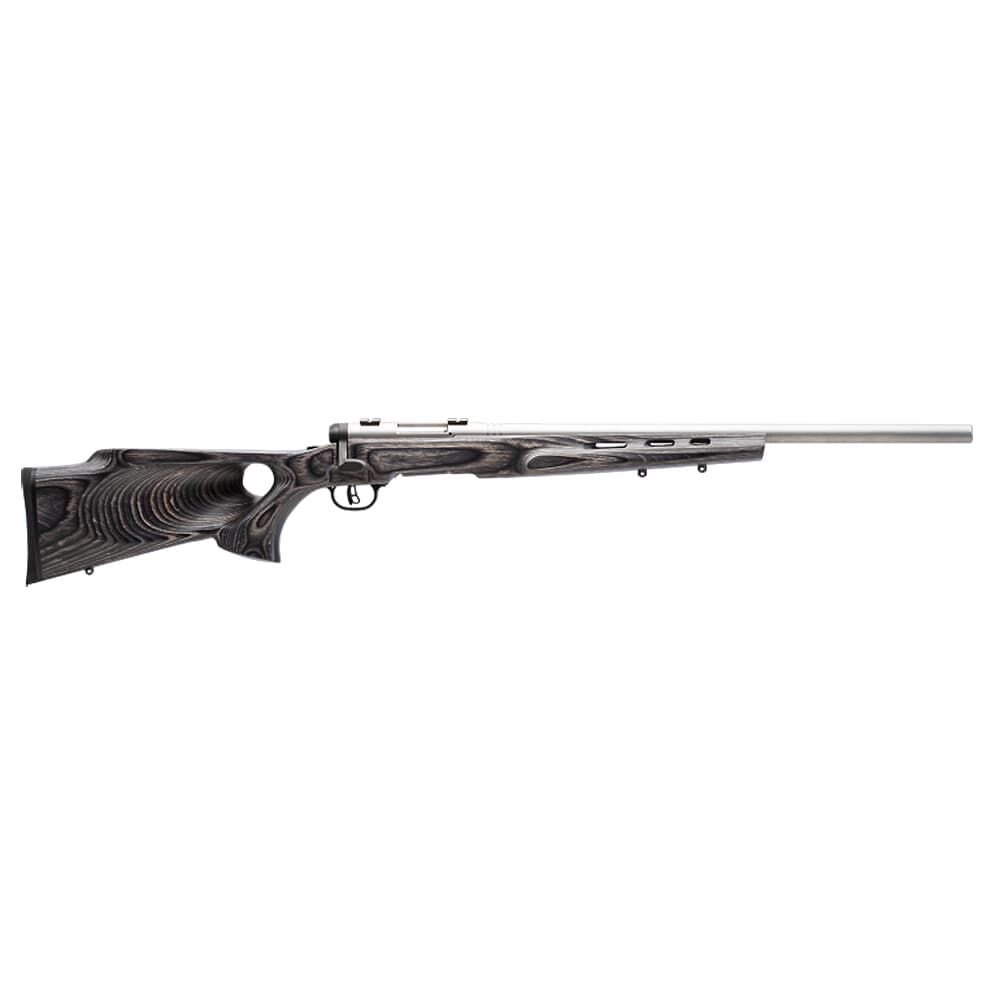 Savage Arms B.Mag Target Thumbhole .17 WSM 22&quot; 1:8&quot; Bbl Gray Laminate/Stainless BA Rifle w/(1) 8rd Mag 96972
