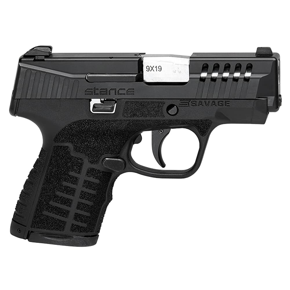 Savage Arms Stance MC9 9mm 3.2&quot; 1:10&quot; Bbl Black Semi-Auto Pistol w/(1) 7rd &amp; (1) 10rd Mags 67035