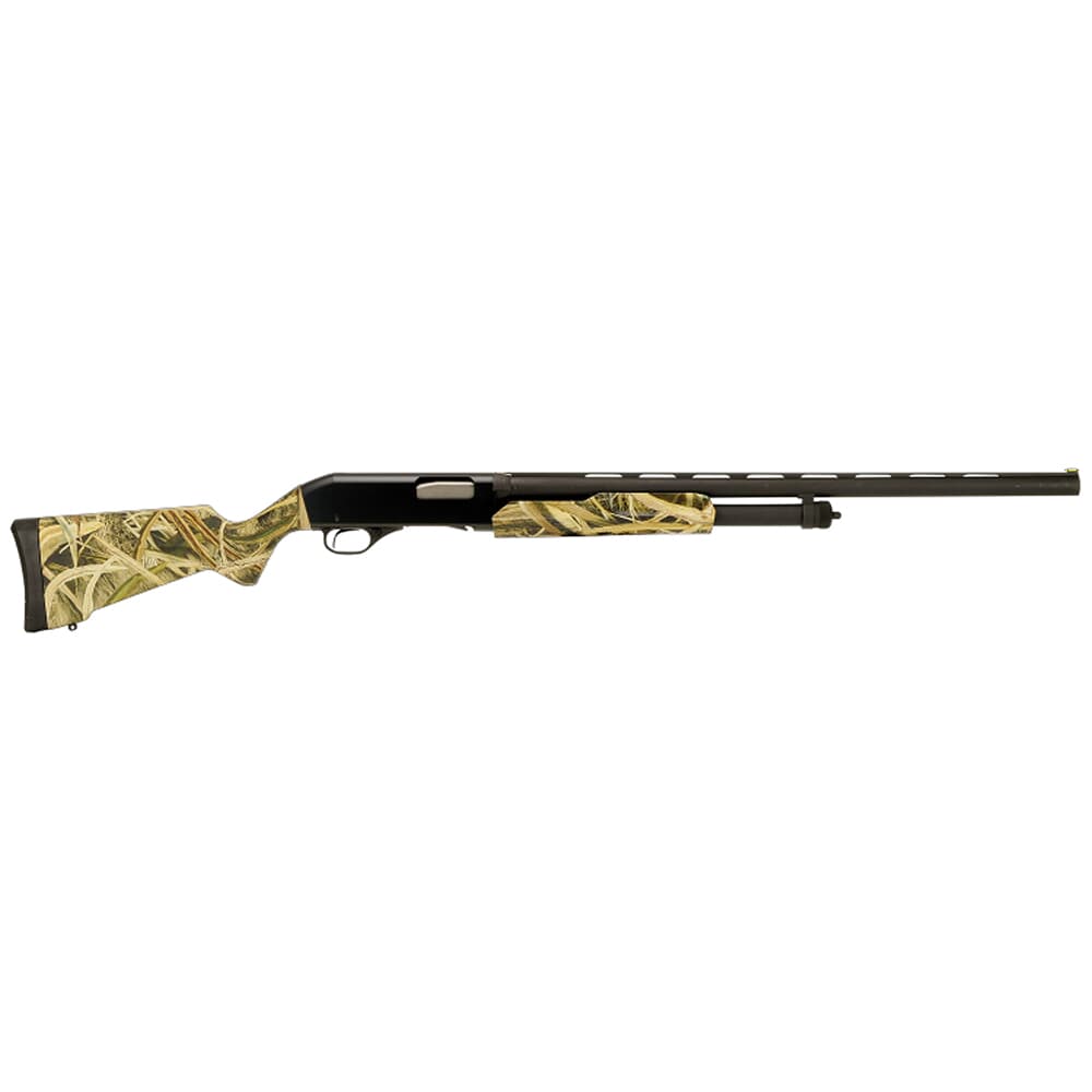 Stevens Arms 320 Field Grade Compact Camo 12ga 3&quot; 26&quot; Bbl Mossy Oak Shadow Grass Blades Pump-Action Shotgun 22563
