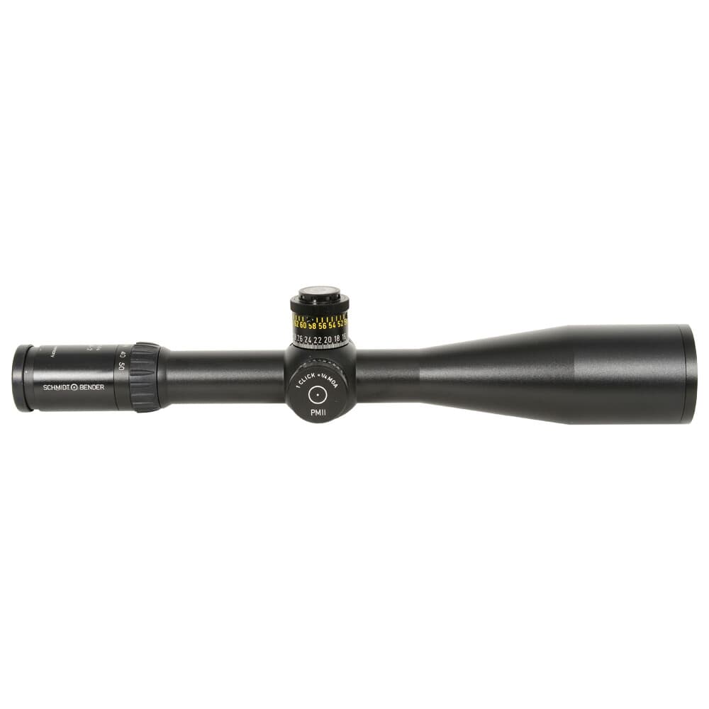 Schmidt Bender 12-50x56 PM II P P4F 1/4 MOA cw DT / ST Black Demo Riflescope 878-911-972-91-66