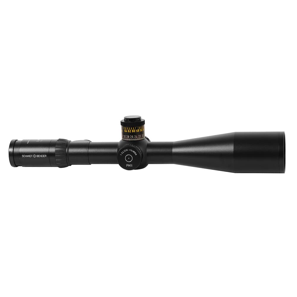 Schmidt Bender 5-25x56 PM II SFP P4FL2-MOA DT / ST 1/4 MOA ccw Black Demo Riflescope 677-911-995-A8-A2