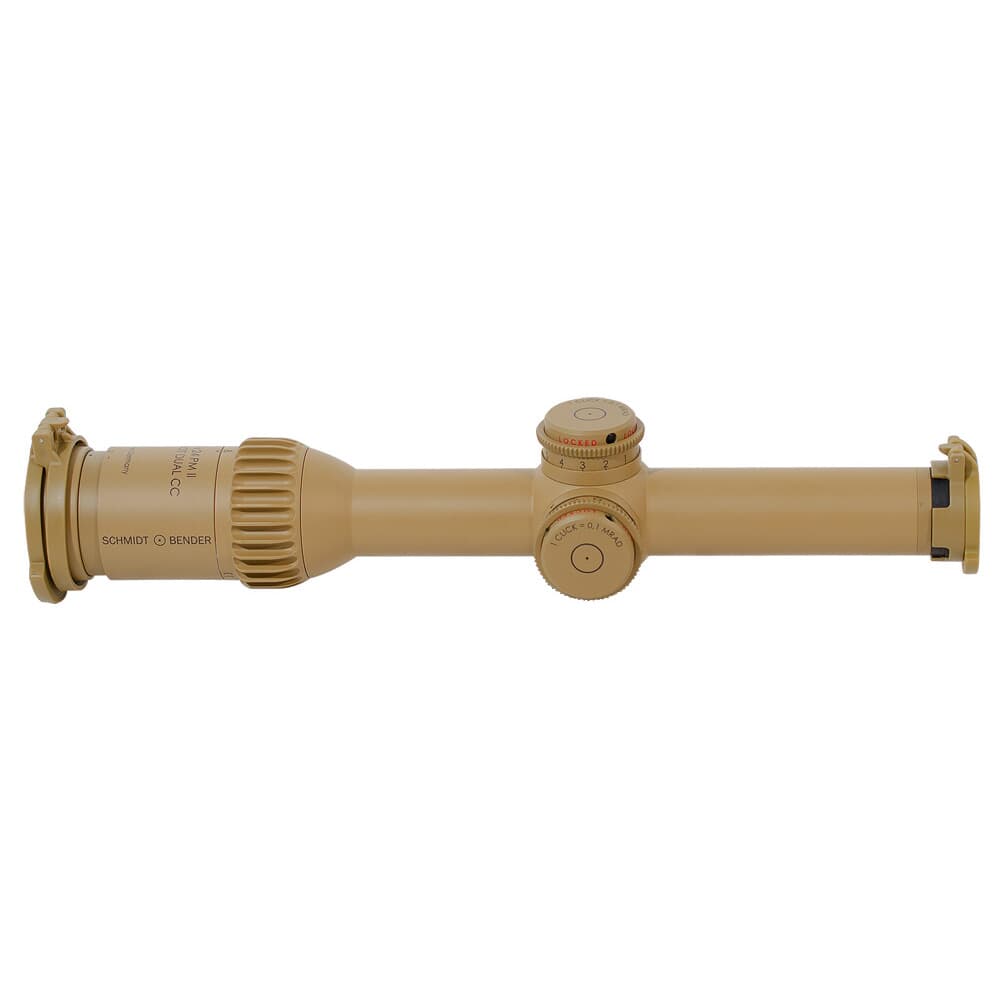 Schmidt Bender 1-8x24 PM II ShortDot Dual CC MDR-T6 1cm ccw ST LT MTC / ST LT ZC RAL8000 Riflescope 683-845-43E-K2-H2