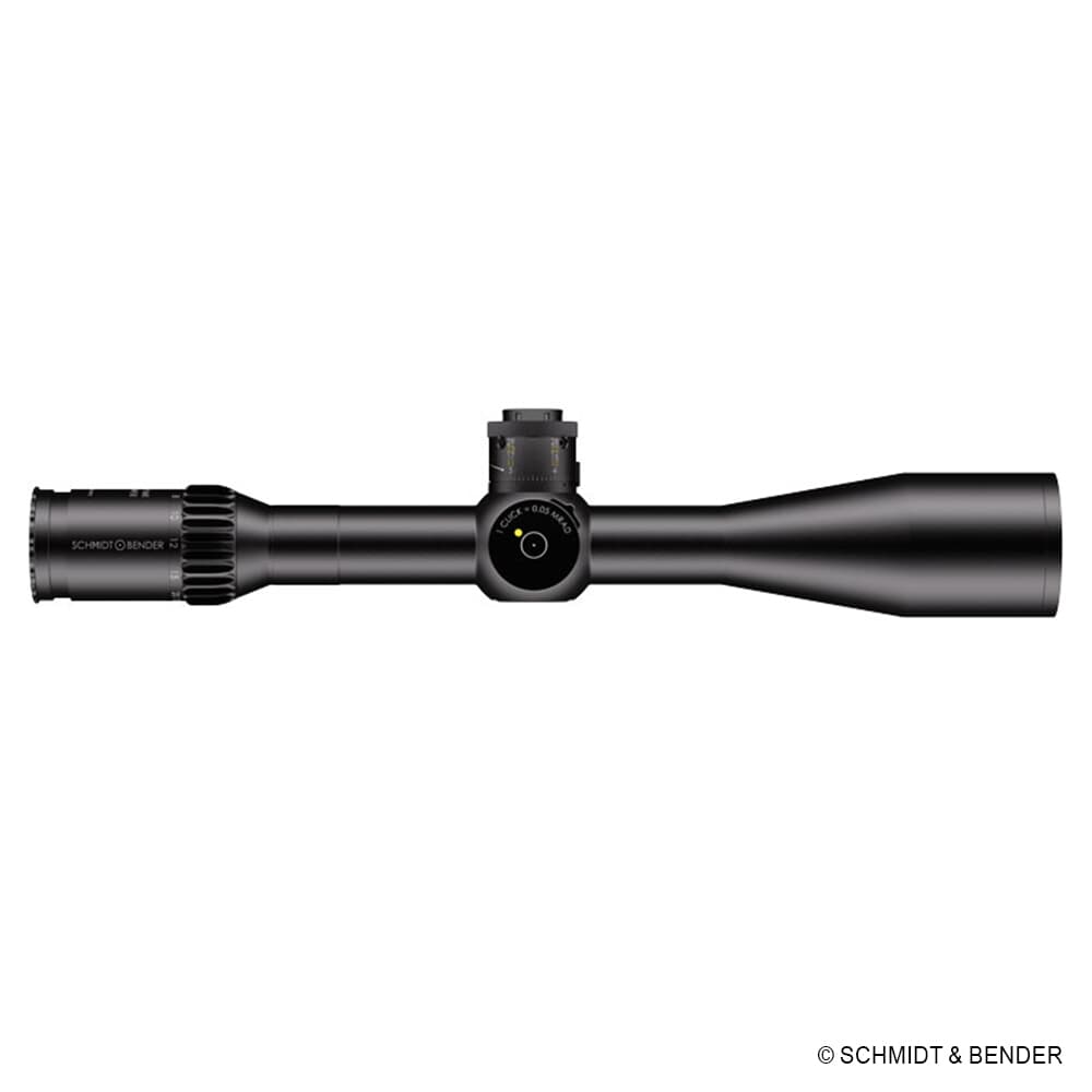 Schmidt Bender 5-45x56 PM II High Power FFP LRR-MIL MT II MTC LT / DT II+ ZC LT 0.5 cm/100 m ccw Black Riflescope 666-911-41C-I1-H5