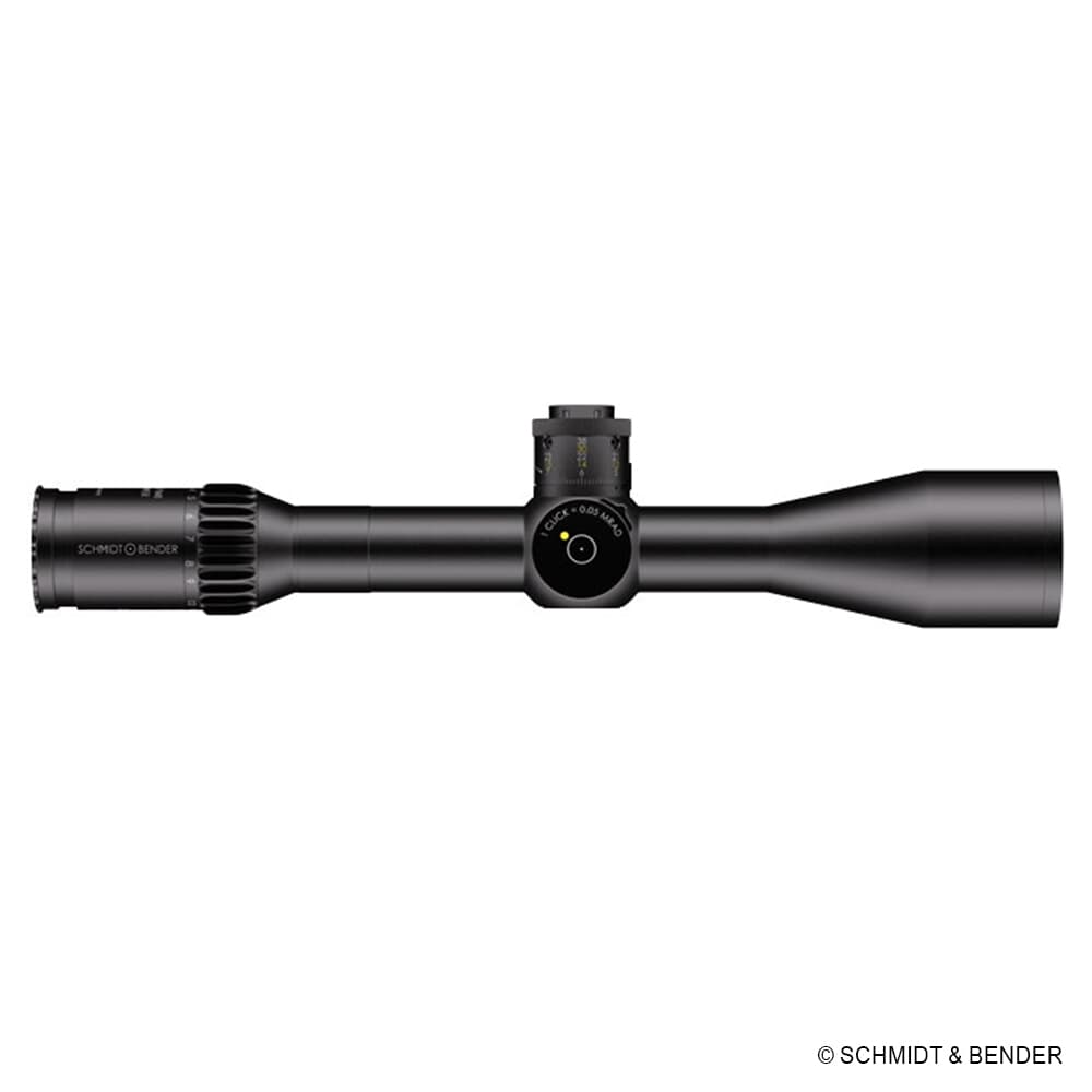 Schmidt Bender 3-27x56 PM II High Power FFP P4FL MT II MTC LT / DT II+ ZC LT 0.5 cm/100 m ccw Black Riflescope 669-911-972-I5-H5