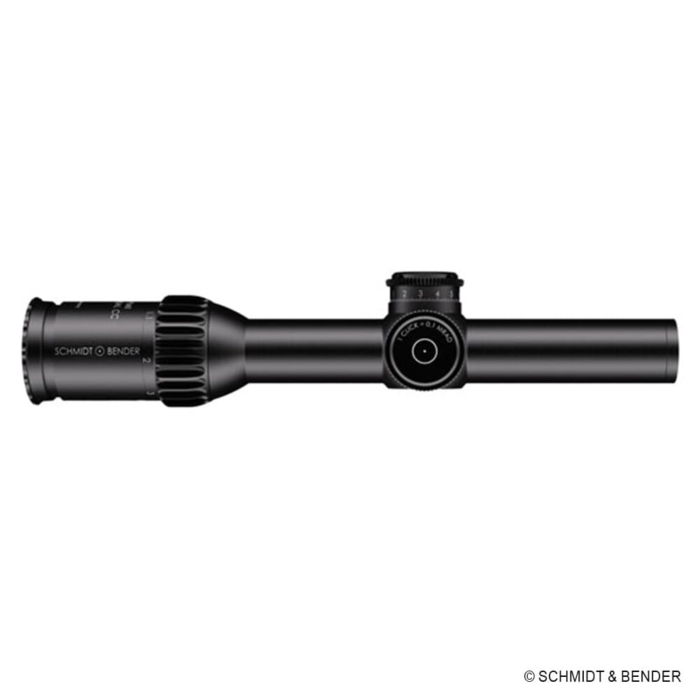 Schmidt Bender 1-8x24 PM II ShortDot Dual CC MDR-T6 ST LT MTC / ST LT ZC 0.1 mrad cw Black Riflescope 683-811-43E-K1-H1