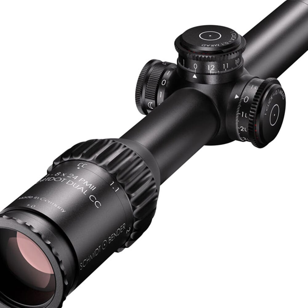 SCHMIDT & BENDER スコープ ダミー Schmidt Bender 5-25x56mm PM II LP P4FL 1cm ccw DT / ST