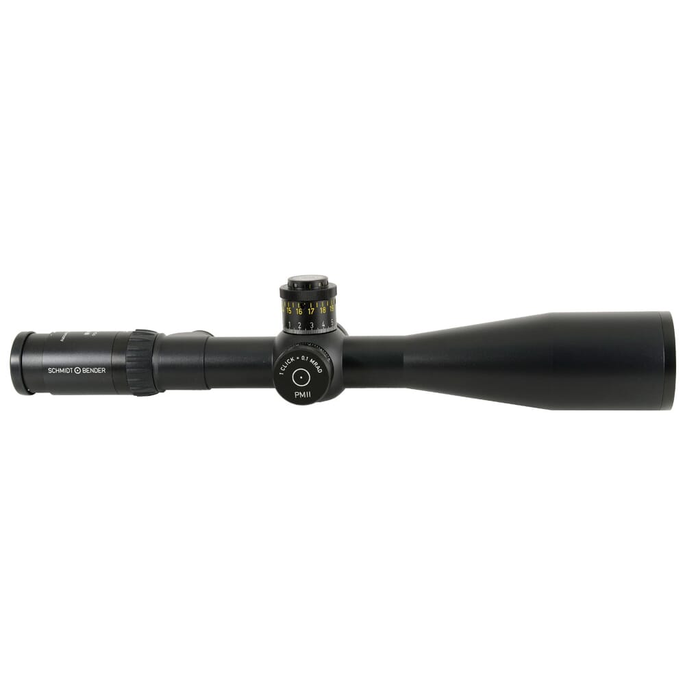 Schmidt Bender PM II 5-25x56 L/P DT LRR-Mil .1 mrad CW Black Riflescope 677-911-41C-94-67