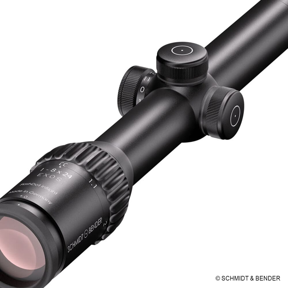 Schmidt Bender 1-8x24 Exos LM CQB2 .1cm cw TMR Riflescope