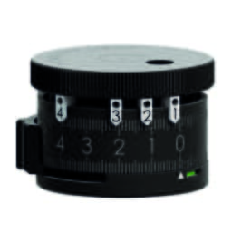 Schmidt Bender Spare Elevation Drum for 3-21 EXOS CCW ST II-B Turret w/6 Indicators 710-304-130