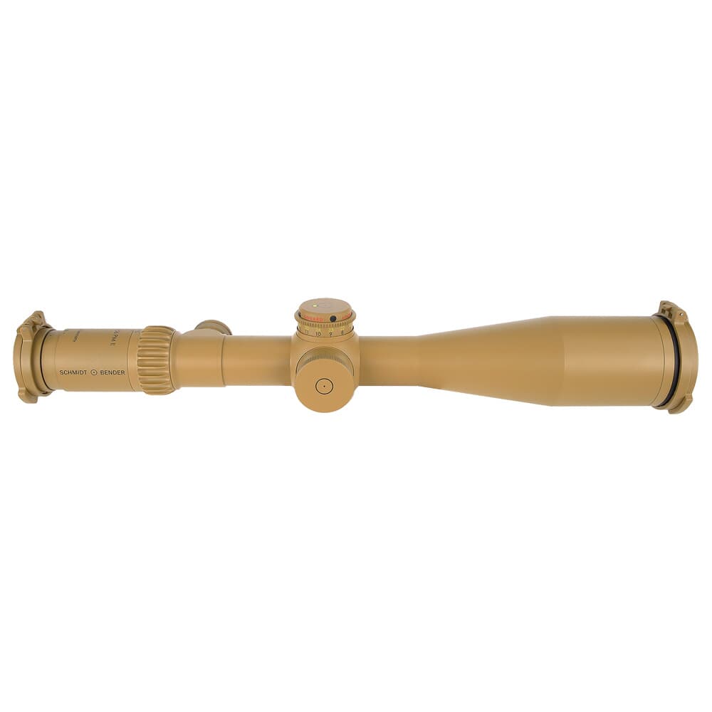 Schmidt Bender 5-25x56mm PM II LP P4FL 1cm ccw DT27 MTC LT / ST ZC CT RAL8000 Riflescope 689-945-972-G8-E8