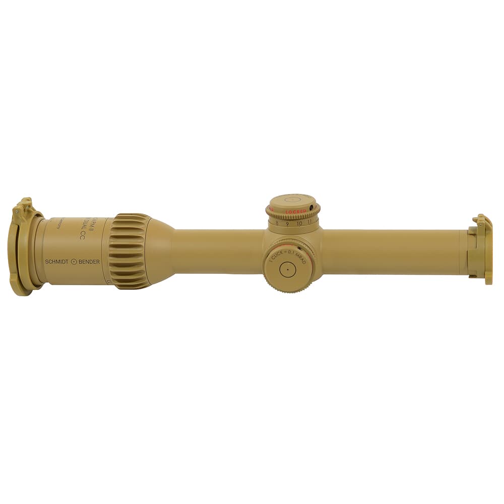 Schmidt Bender 1-8x24 PM II ShortDot Dual CC MDR-T6 1cm cw ST LT MTC/ ST LT ZC RAL8000 Riflescope 683-845-43E-K1-H1