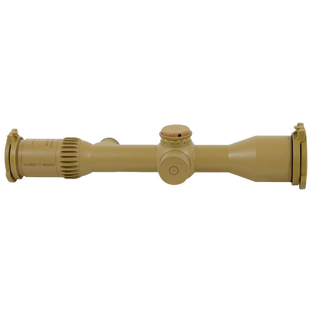 Schmidt Bender 3-20x50mm PM II Ultra Short LP P4FL 1cm ccw DT27 MTC LT / ST ZC CT RAL8000 Riflescope 667-945-972-G8-E8