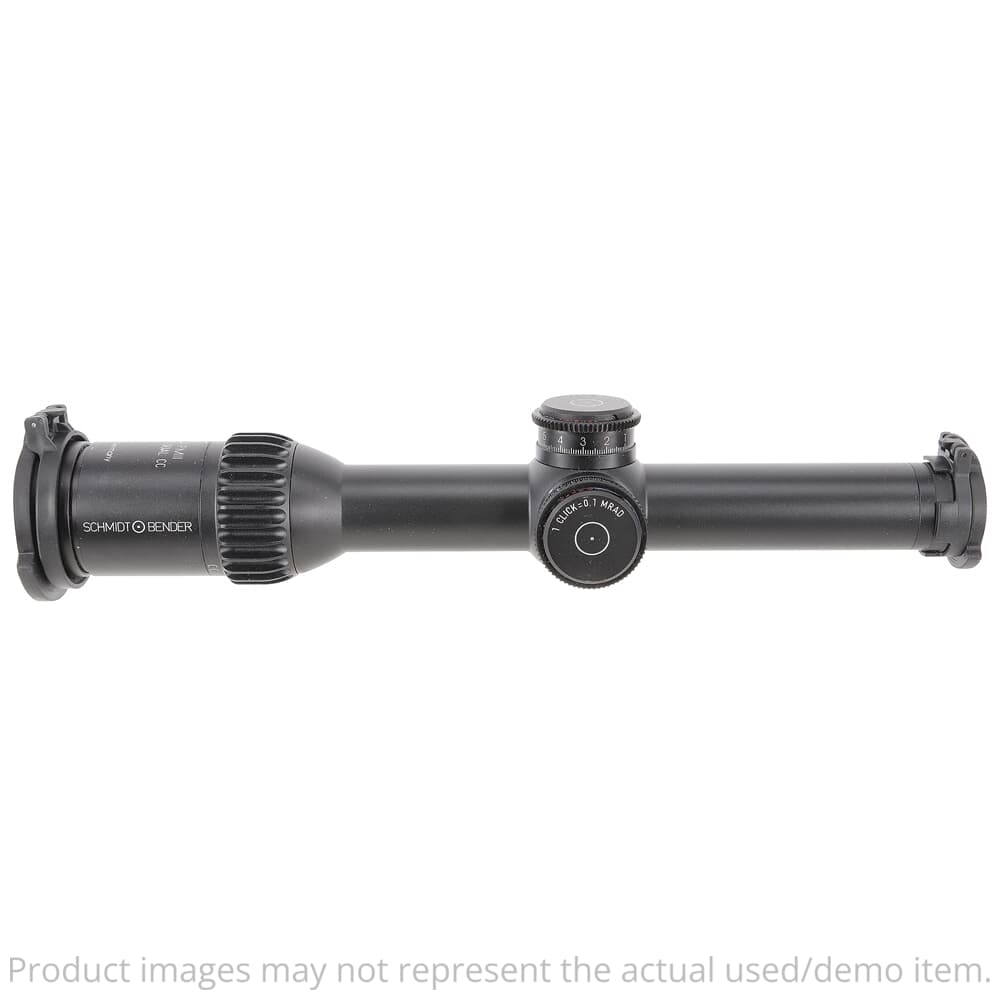Schmidt Bender USED 1-8x24 PM II ShortDot Dual CC MDR-T6 ST LT MTC/ST LT ZC 0.1MRAD CCW Black Riflescope 683-811-43E-K2-H2 Excellent Condition - Ring Marks UA2264
