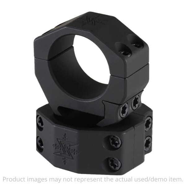 Seekins Precision USED 30mm 1.26" X-High 4 Cap Screw Scope Rings 0010620016 Damaged Packaging UA5024