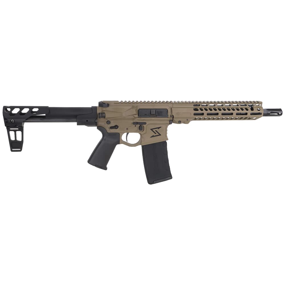 Seekins Precision CQ PDP .223 Wylde 10.5" 1:8" 1/2"x28 TPI Bbl FDE Pistol 0011300099-FDE