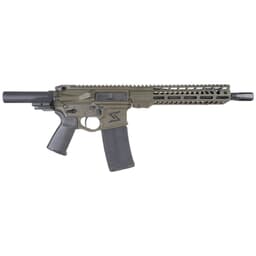 Seekins Precision CQ PDP .223 Wylde 10.5" 1:8" 1/2"x28 TPI Bbl OD Green Pistol 0011300099-ODG