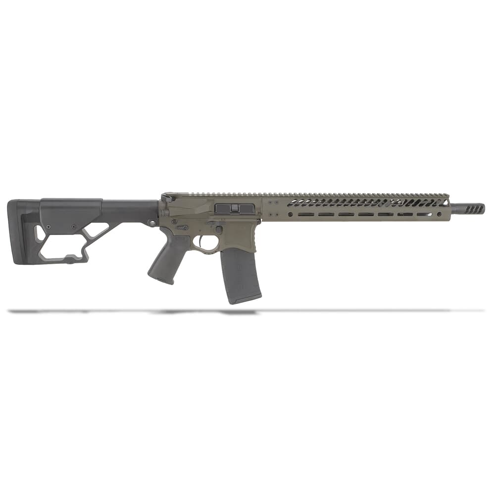Seekins Precision DMR .223 Wylde 16" 1:8" 1/2"x28 TPI Bbl OD Green Rifle 0011300071-ODG