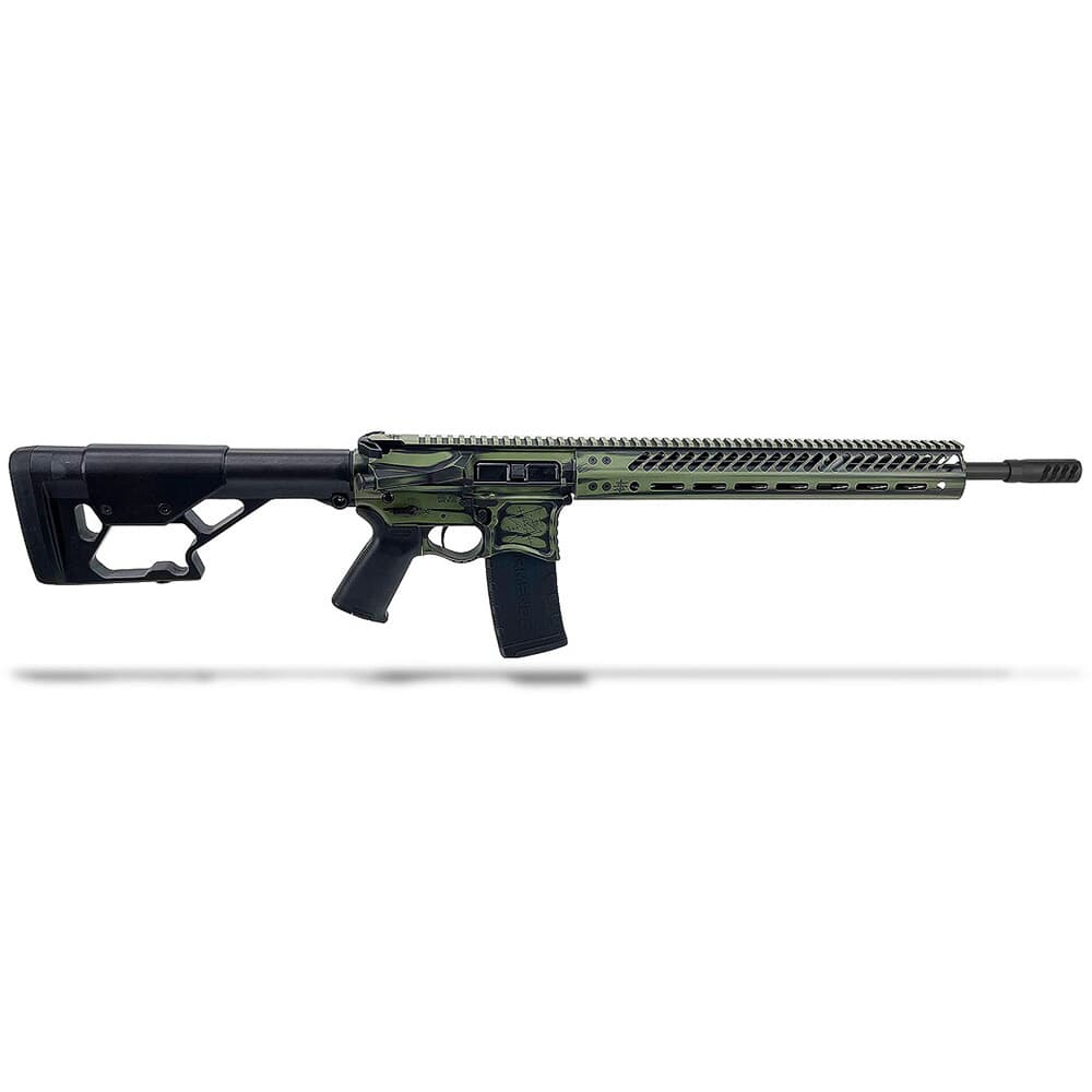 Seekins Precision DMR .223 Wylde 18" 1:8" 1/2"x28 TPI Bbl BW OD Green Rifle 0011300097-ODGBW