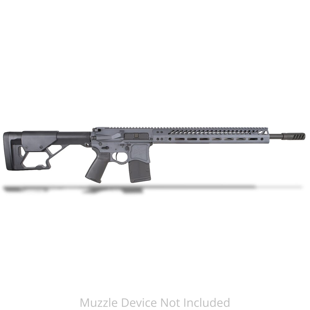 Seekins Precision DMR .223 Wylde 18" 1:8" 1/2"x28 TPI Bbl Sniper Grey Rifle 0011300097-SGY