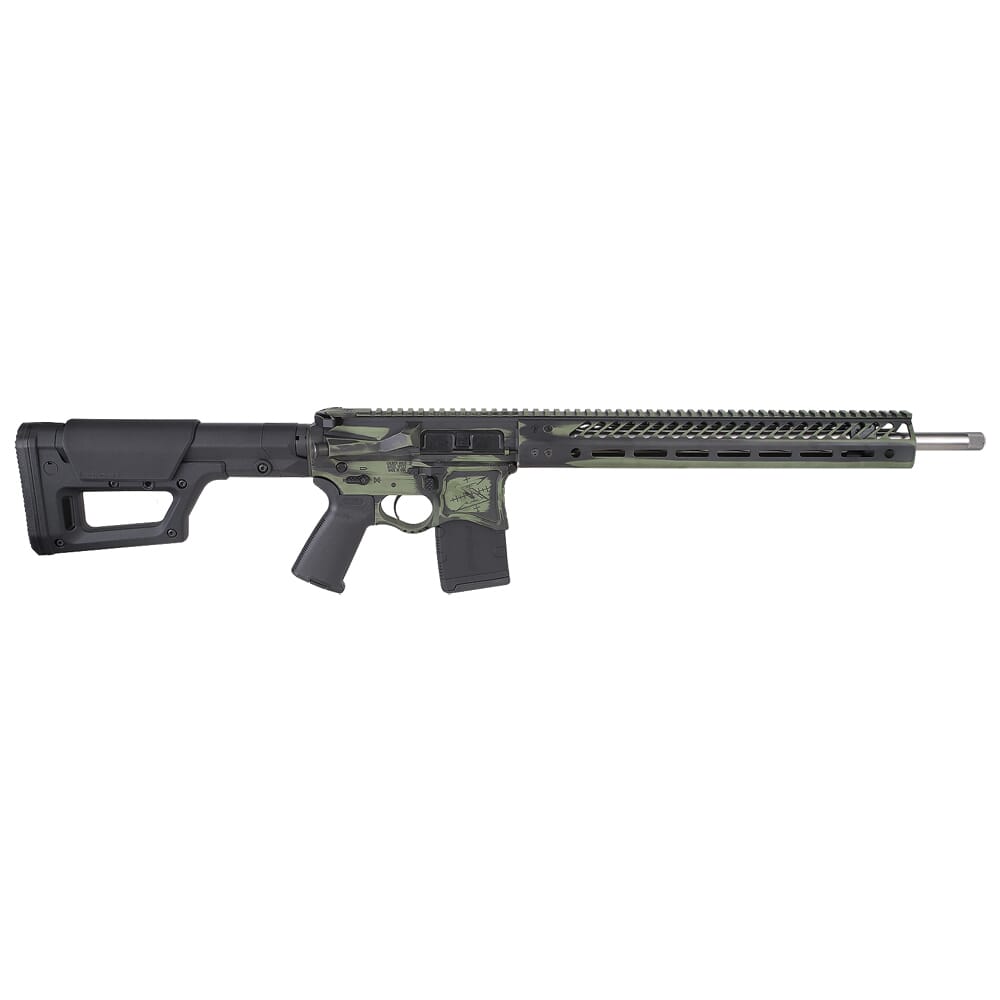 Seekins Precision DMR 6mm ARC 18" 1:8" 1/2"x28 TPI Bbl Battle Worn OD Green Rifle 0011300117-F-ODG-BW