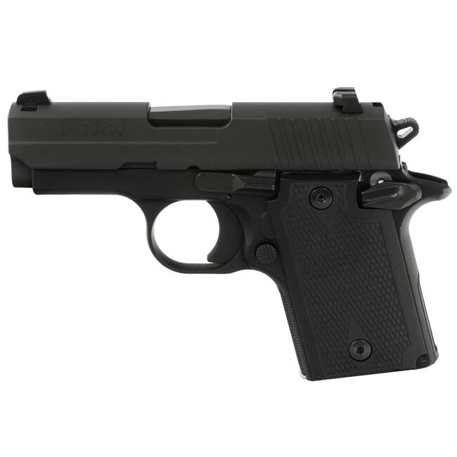Sig Sauer Black Nitron Finish, SLITE Night Sights, Polymer Grips 938-9-BSS-AMBI 938-9-BSS-AMBI