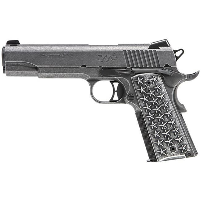 Sig Sauer 1911 45 ACP 5" We the People Distressed SAO 7rd 1911T-45-WTP
