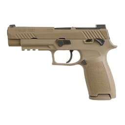 Sig Sauer M17 P320 9mm Coyote MS Pistol w/Night Sights, R2 Plate, (1) 17rd and (2) 21rd Mags 320F-9-M17-MS