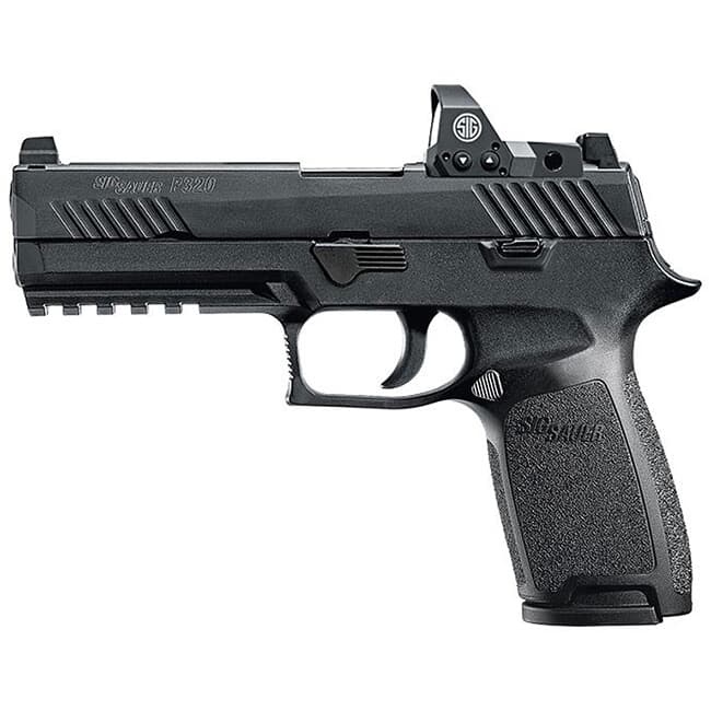 Sig Sauer P320 9mm 4.7" RX Black Striker Tall Contrast 17rd 320F-9-B-RX