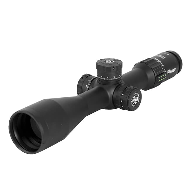 Sig Sauer TANGO6 Scope, 5-30x56mm, 34mm, FFP, MOA Dev-L, Levelplex, Side Focus, 0.25 MOA Adj, Black SOT65113